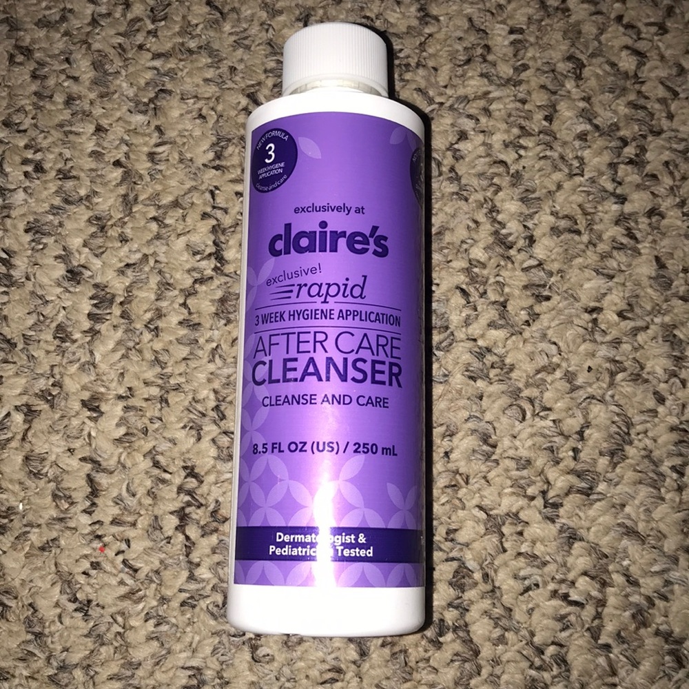 piercings cleanse and clear